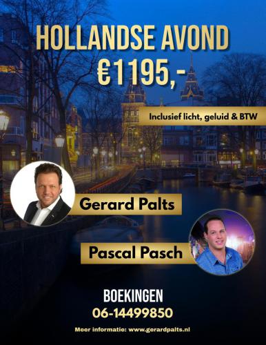Hollandse avond met Gerard Palts & Pascal Pasch